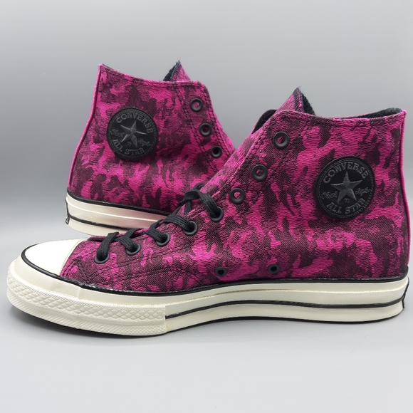 Converse Chuck 70 Hi-Top Denim Camo Active Fuschia
